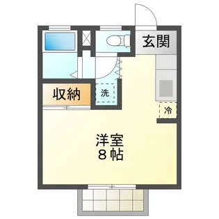 メローハウス【2階】の間取り