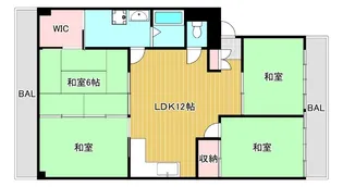 3LDKの間取り画像