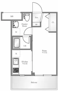 レグラス大岡山【2階】の間取り