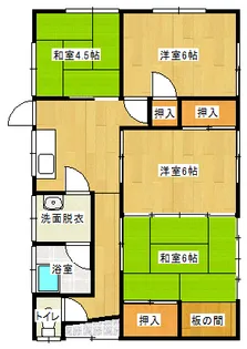 熊本県玉名市岩崎【一戸建】の間取り