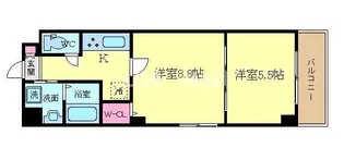 三条双月堂【4階】の間取り