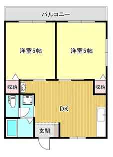中村ビル【2階】の間取り