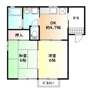 シティライフ小池C【2階】の間取り