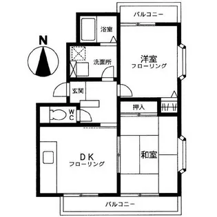 ヒルトップ湘南 A棟【1階】の間取り