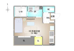 仮称)REGALEST 下伊福本町IV【1階】の間取り