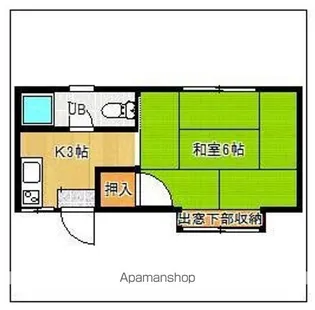 コーポ歩【2階】の間取り