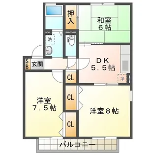 シャローム A【1階】の間取り