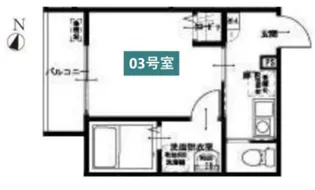 MELDIA竹ノ塚III【1階】の間取り