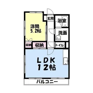 ルシェンテ【3階】の間取り