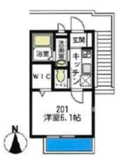 K‘オークス【2階】の間取り