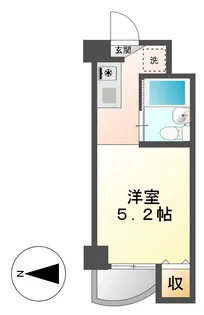 露橋ロイヤルハイツ2【2階】の間取り