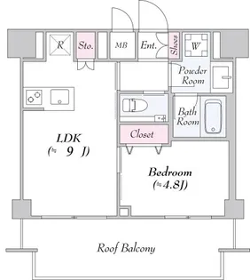 東京都文京区関口3【マンション】の間取り