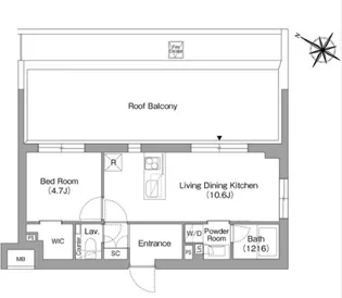ORSUS戸越銀座【5階】の間取り
