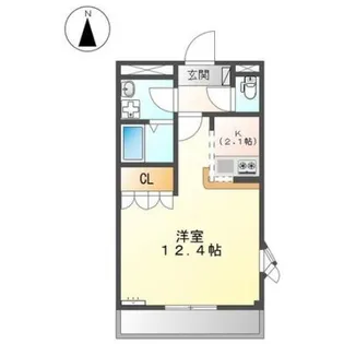 セイフティ・パレK【2階】の間取り