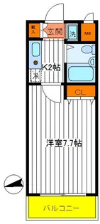 東京都立川市錦町1【マンション】の間取り