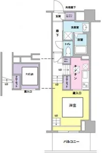 東京都品川区東品川1【マンション】の間取り
