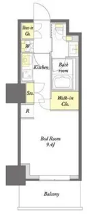プライムメゾン板橋【7階】の間取り
