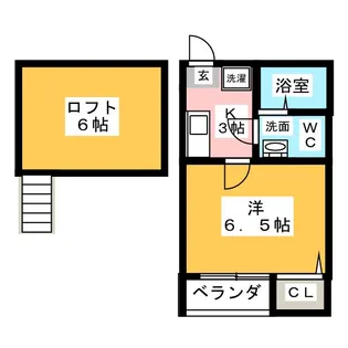 プティ オランジュ【2階】の間取り