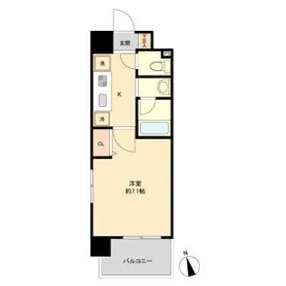 高畑レジデンス【4階】の間取り