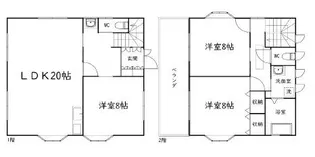 静岡県浜松市中央区若林町【一戸建】の間取り