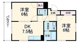 サンシティヒコタC3【1階】の間取り