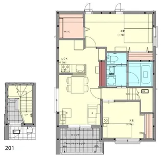 東京都中野区若宮3【マンション】の間取り