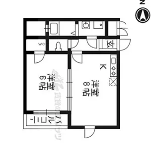 CASA GRAN西院【2階】の間取り