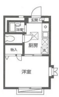 ヴィラ東新宿A【2階】の間取り
