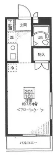 ル・クール西落合【1階】の間取り