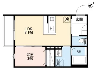 robot home 北柏【1階】の間取り