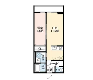 埼玉県所沢市大字北秋津【アパート】の間取り