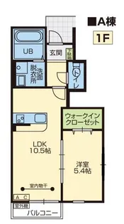 Azur(アジュール)A棟【1階】の間取り