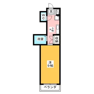 In Cube【2階】の間取り