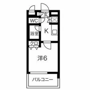 スパシエルクス府中【9階】の間取り