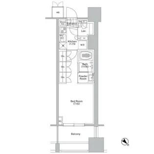 東京都目黒区青葉台4【マンション】の間取り