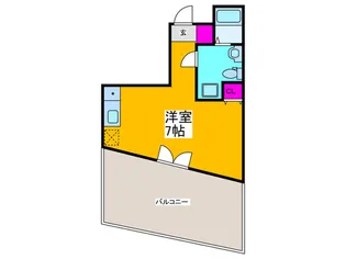 フェリーチェ百舌鳥【5階】の間取り