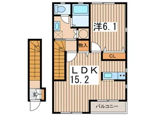 ルミナスK【2階】の間取り