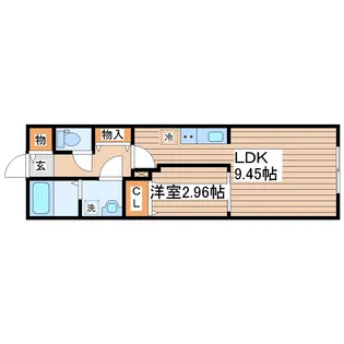 メゾン・ド・ミーレ【1階】の間取り