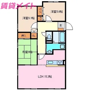 PROUD【3階】の間取り