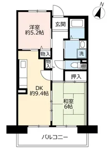 URパークタウン西武庫【8階】の間取り