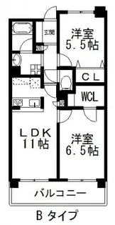 大阪府東大阪市西堤1【マンション】の間取り