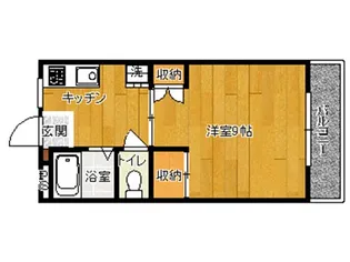 グリーンハイツ上原 A【2階】の間取り