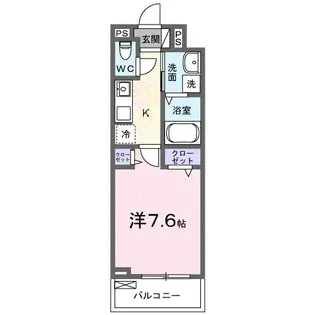 東京都日野市豊田3【アパート】の間取り