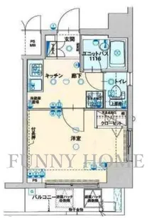 ヴェルト三軒茶屋II【5階】の間取り