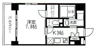 メゾン デン ウエスト【4階】の間取り