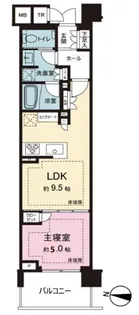 パークシティ高田馬場【3階】の間取り
