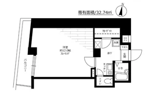 ステージファースト大塚【8階】の間取り