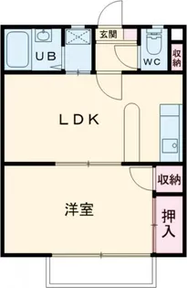 五百渕グリーンガーデン A棟【2階】の間取り