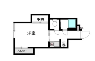東中野グリーンパーク【8階】の間取り