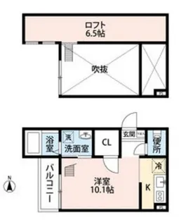 エルフパパ小本(エルフパパコモト)【1階】の間取り